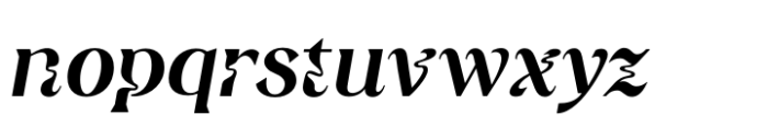 Deliria Mix Medium Italic Font LOWERCASE