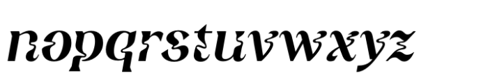 Deliria Psy Medium Italic Font LOWERCASE