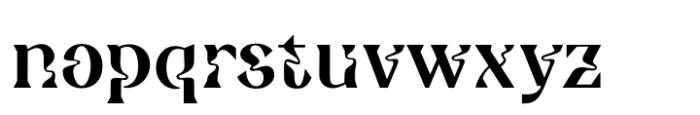 Deliria Psy Medium Font LOWERCASE