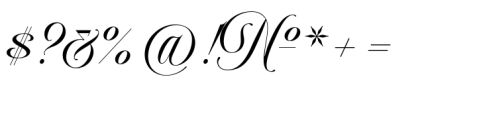 Delirian Script Font OTHER CHARS