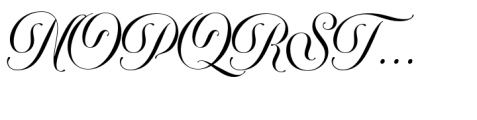 Delirian Script Font UPPERCASE
