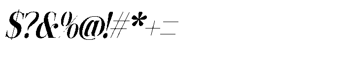 Delivery Feedback Italic Italic Font OTHER CHARS