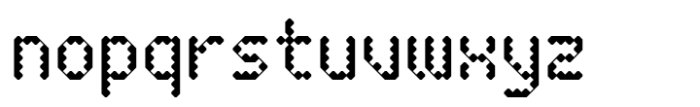 Delko Lined Font LOWERCASE