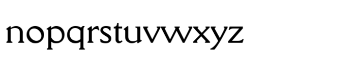 Della Robbia Std Roman Font LOWERCASE