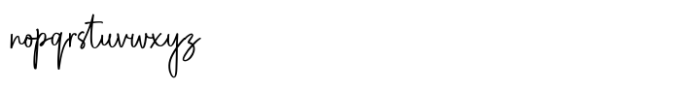 Dellanie Signature Font LOWERCASE