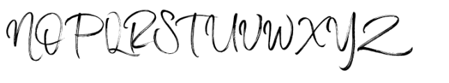 Dellfried Script Font UPPERCASE