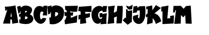 Delliger Regular Font UPPERCASE