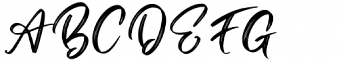 Dellons Signature Regular Font UPPERCASE