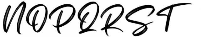Dellons Signature Regular Font UPPERCASE