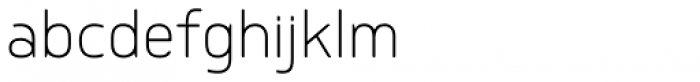 Delm ExtraLight Font LOWERCASE