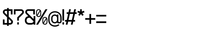 Delmaria Regular Font OTHER CHARS