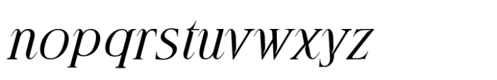 Deloca Moreys Italic Font LOWERCASE