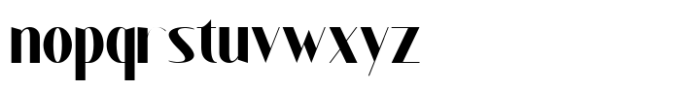 Delonix Regia Font LOWERCASE
