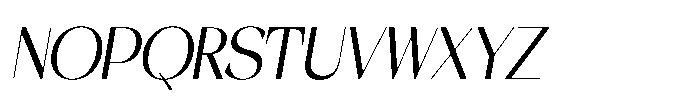 Delorian Display Delorian Slant Display Regular Font UPPERCASE