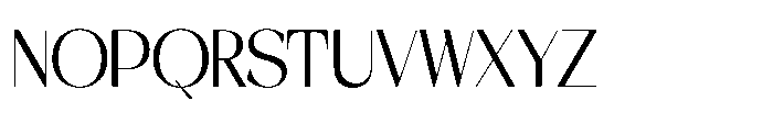 Delorian Display Regular Font UPPERCASE