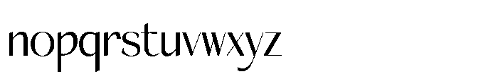 Delorian Display Regular Font LOWERCASE