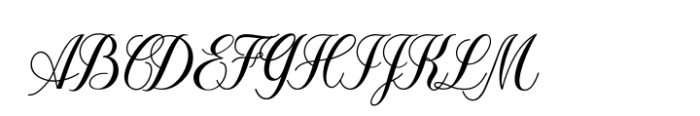 Delovancy Font UPPERCASE