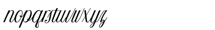 Delovancy Font LOWERCASE