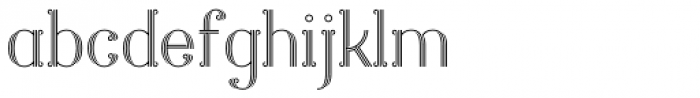 Delphi Tria Font LOWERCASE