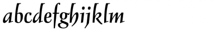 Delphin II Alternative Font LOWERCASE