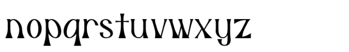 Delphine Regular Font LOWERCASE