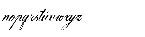 Delsya Script Italic Font LOWERCASE