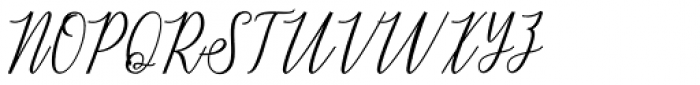 Delthami Script Regular Font UPPERCASE
