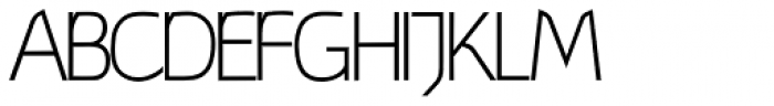 Deltona Light Font UPPERCASE
