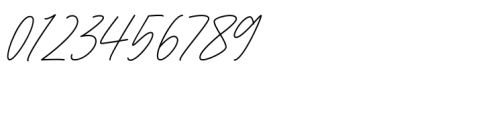 Deluna Signature Regular Font OTHER CHARS