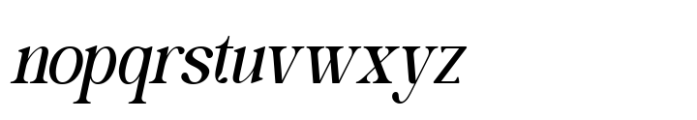 Delutiya Italic Font LOWERCASE