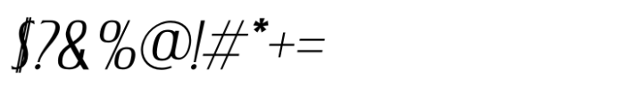 Deluxes Medium Italic Font OTHER CHARS