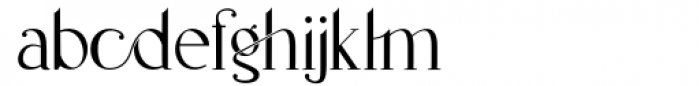 Delvey Modern Serif Font Regular Font LOWERCASE