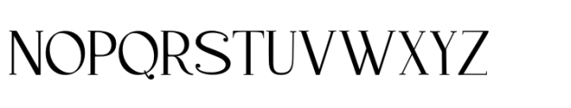 Delvey Modern Serif Font Font UPPERCASE