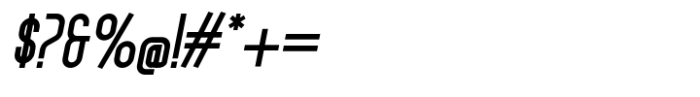 Delvon Family Alt Medium Italic Font OTHER CHARS