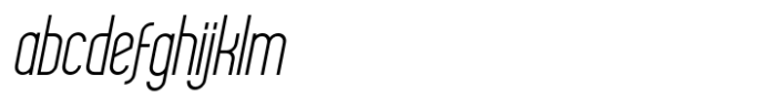 Delvon Family Thin Italic FONT