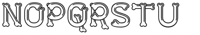 Dem Bones Font LOWERCASE