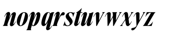 Demarun Italic Font LOWERCASE