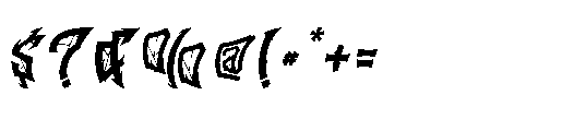 Demon Crown Italic Font OTHER CHARS