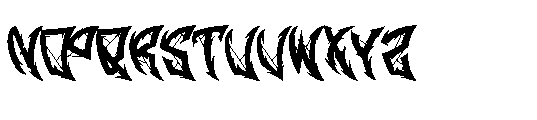 Demon Crown Regular Font LOWERCASE