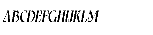 Demon stars Font UPPERCASE