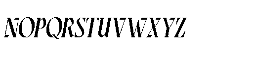 Demon stars Font UPPERCASE