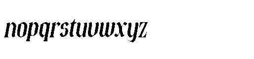 Demon stars Font LOWERCASE