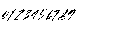 Demonic Echo Italic Font OTHER CHARS