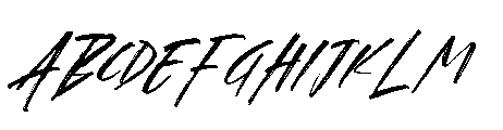 Demonic Echo Italic Font UPPERCASE