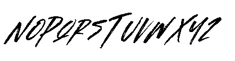 Demonic Echo Italic Font UPPERCASE