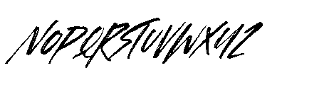 Demonic Echo Italic Font LOWERCASE