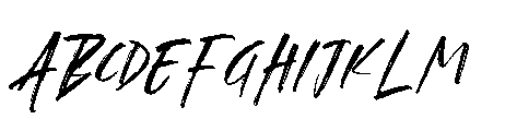 Demonic Echo Regular Font UPPERCASE