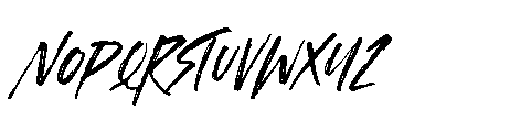Demonic Echo Regular Font LOWERCASE