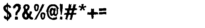 Demons Forgeds Font OTHER CHARS