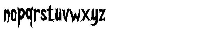 Demons Forgeds Font LOWERCASE